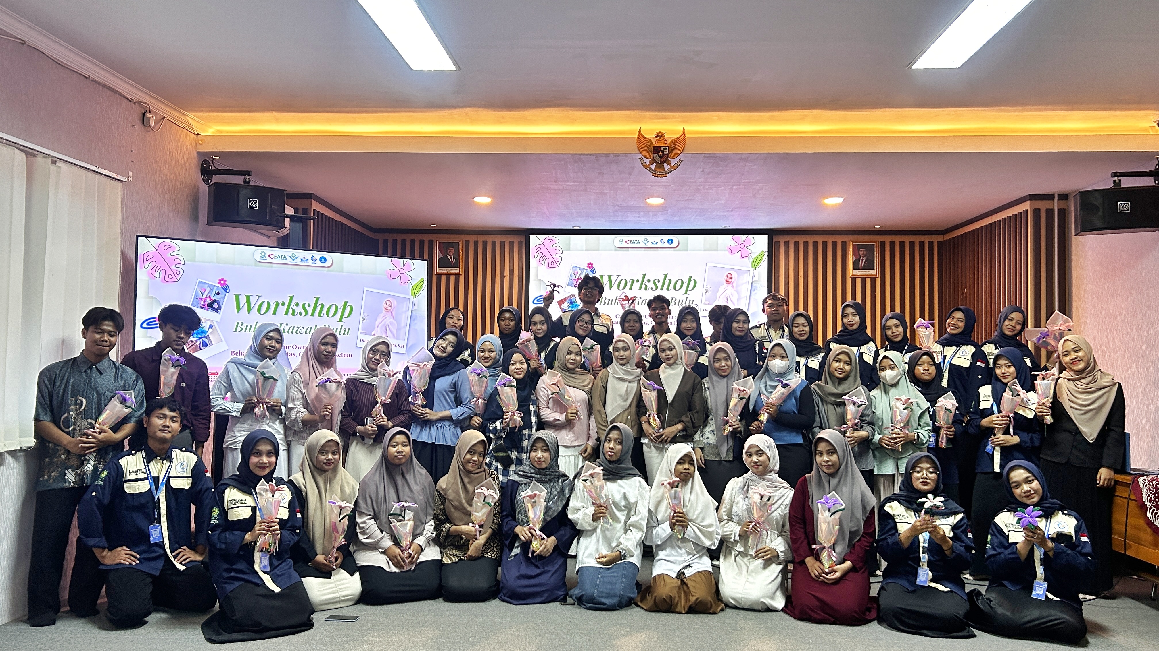  HMPS PAI Gelar Workshop Buket Kawat Bulu: Bebaskan Kreativitas, Ciptakan Buketmu