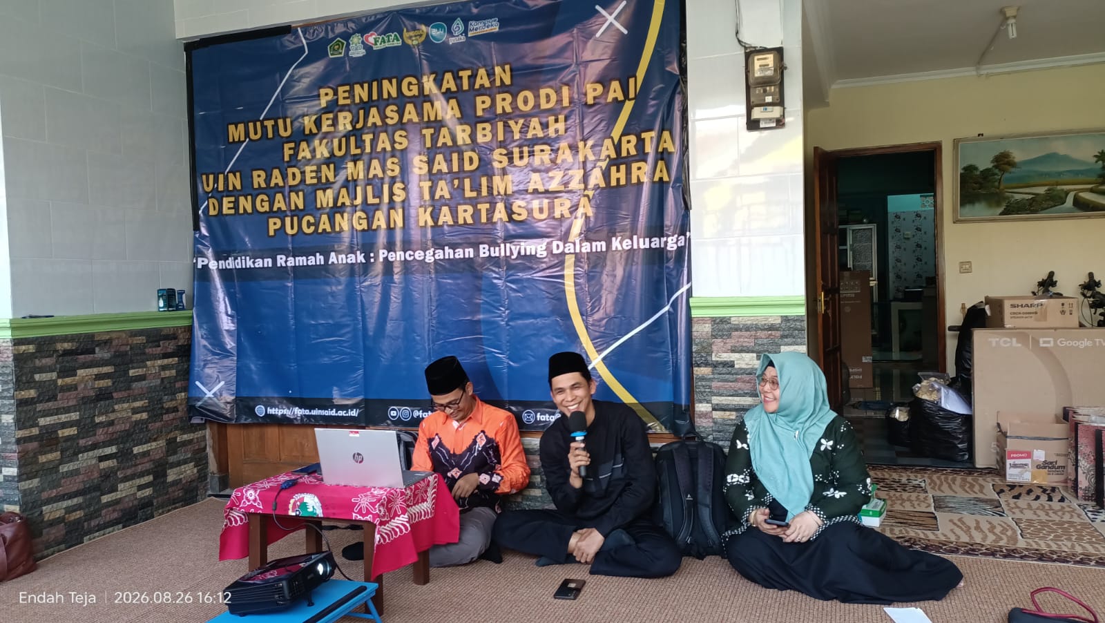 Prodi PAI Fakultas Tarbiyah UIN Raden Mas Said Surakarta Perkuat Kerja Sama dengan Majelis Ta’lim Azzahra melalui Kajian Pendidikan Ramah Anak