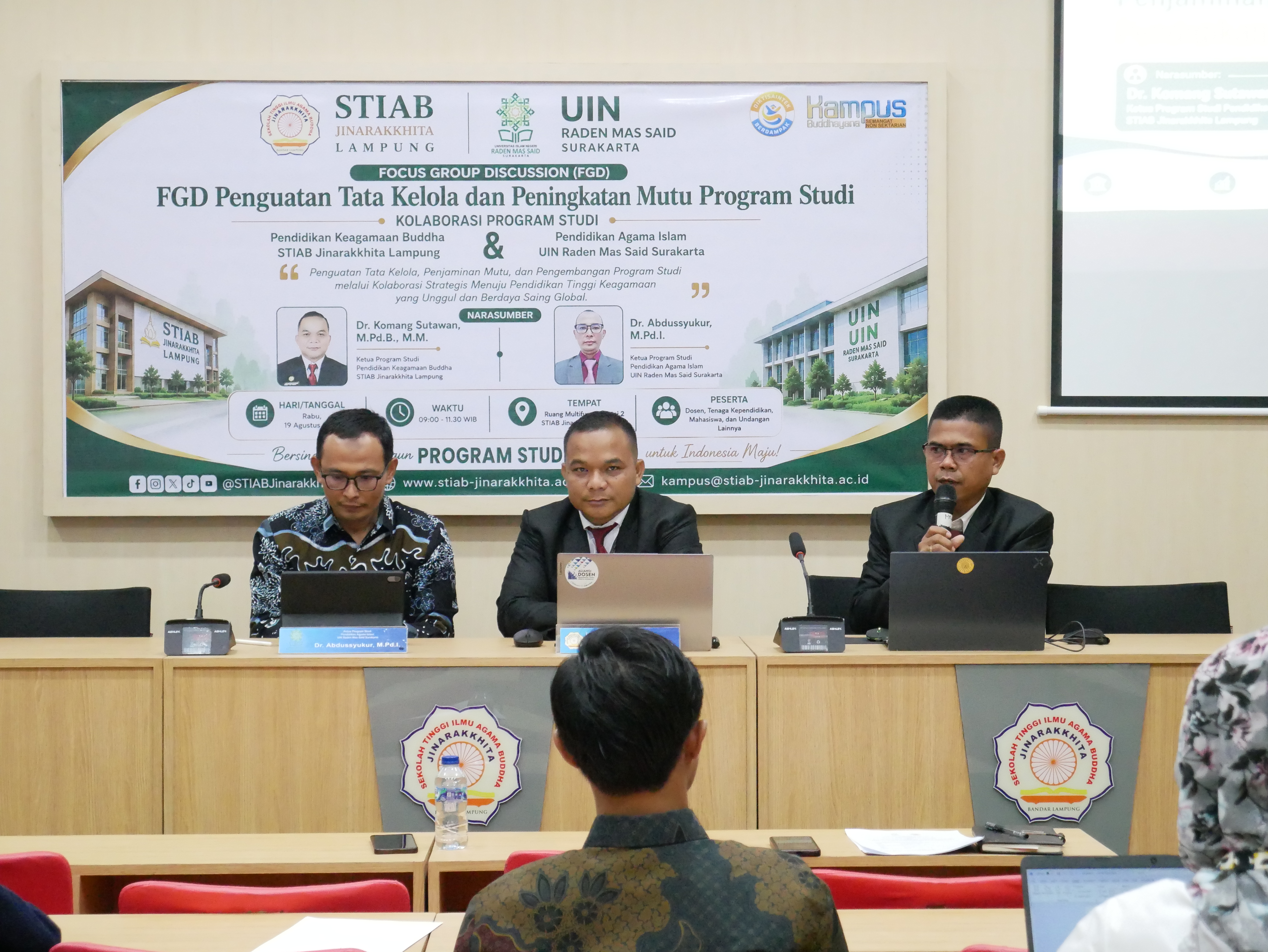 Dosen PAI UIN Raden Mas Said Surakarta Isi FGD Kolaborasi Pengembangan Prodi Lintas Agama