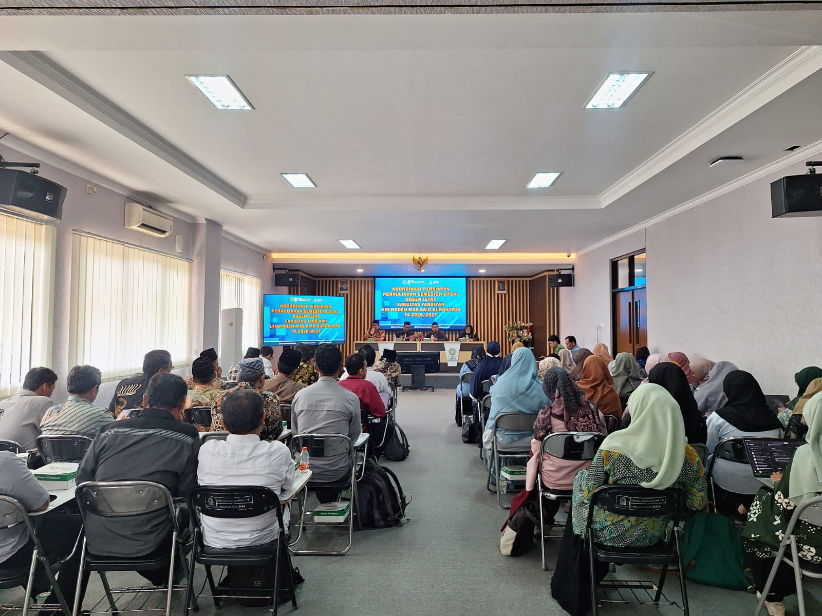 Prodi PAI Ikuti Koordinasi Persiapan Perkuliahan Semester Gasal Dosen Tetap Fakultas Tarbiyah TA 2026/2027