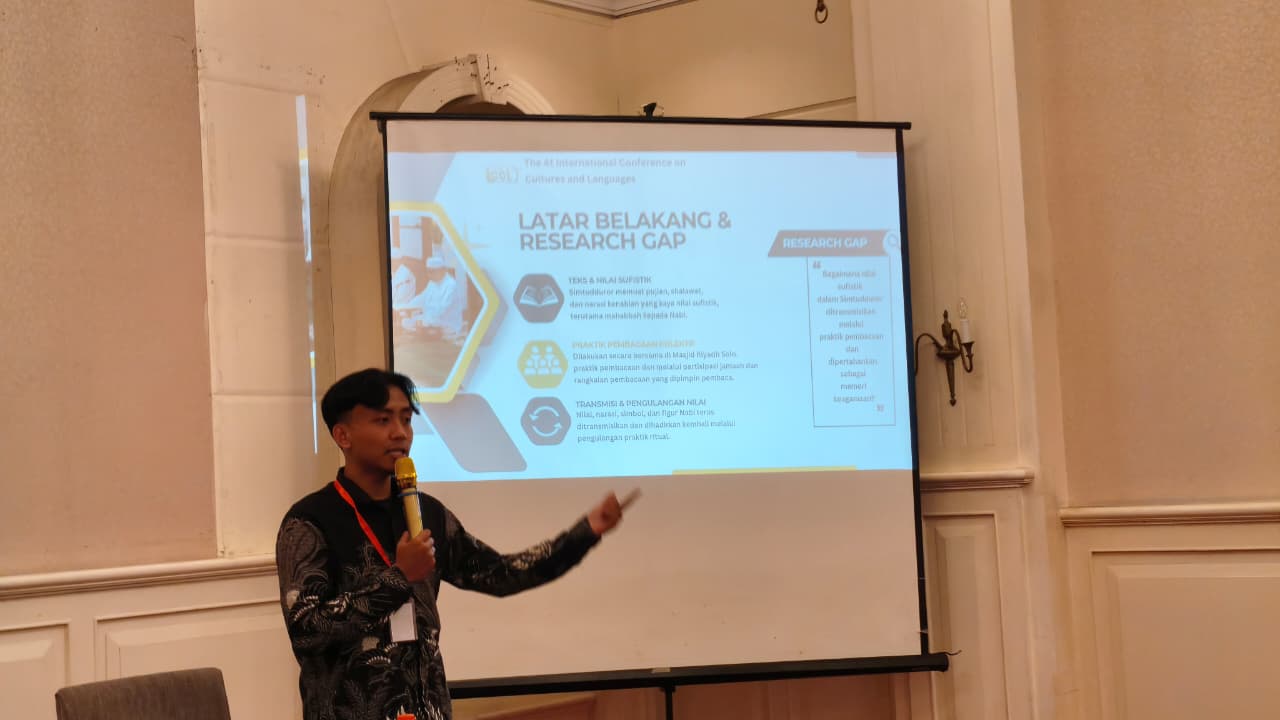 Fatah Mempresentasikan Tradisi Simtudduror pada Konferensi Internasional ICCL 2026