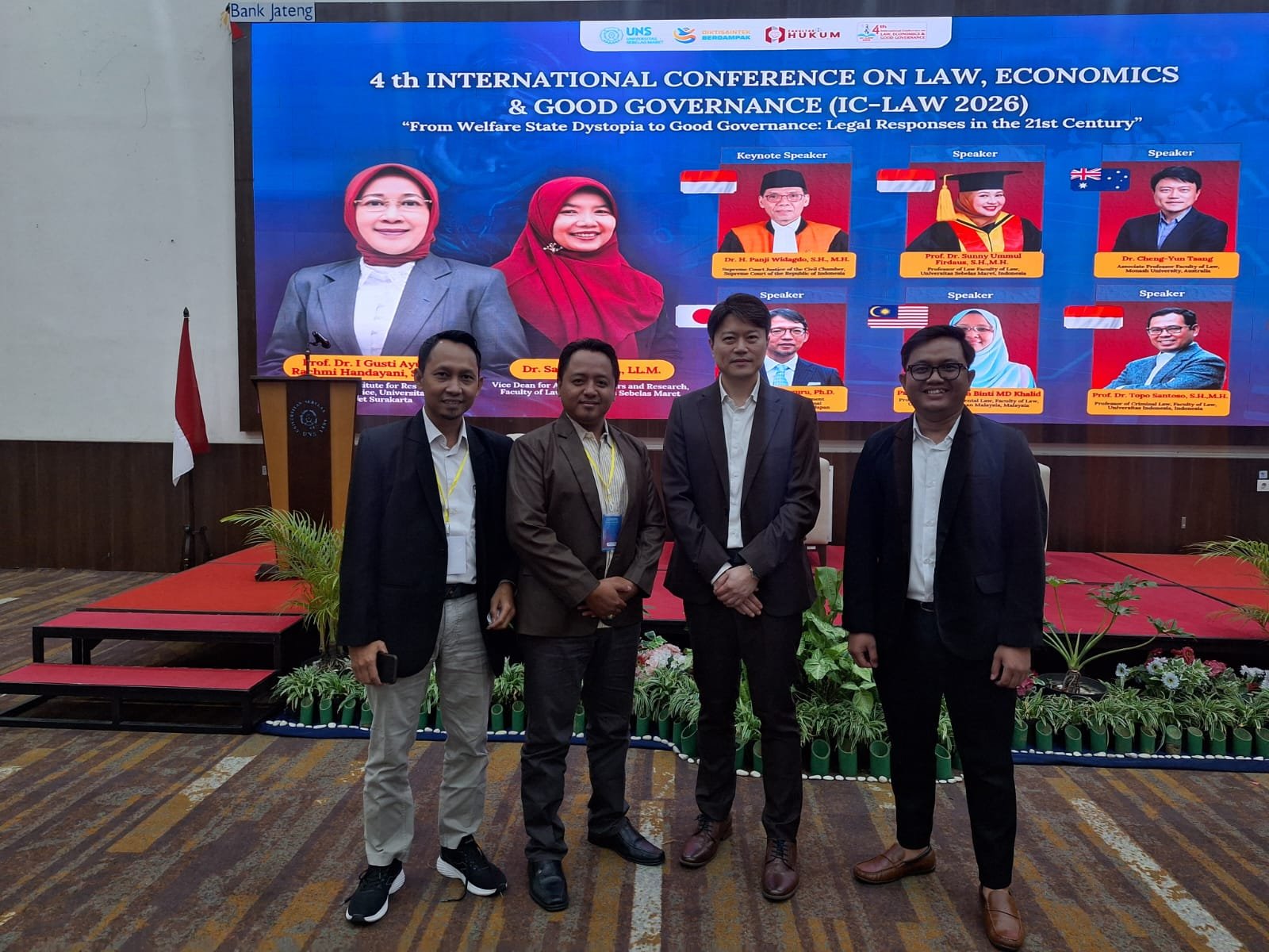 Dosen Prodi PAI UIN Raden Mas Said Surakarta Ikuti International Conference on Law, Economics & Good Governance (IC-LAW) 2026